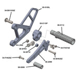 05-0100B Kawasaki ZX6/ZX7/ZX9 Rearset