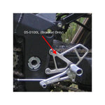 05-0100L Kawasaki ZX6 1995-97 ZX7 1991-04 ZX9 1994-97 Left Bracket - Woodcraft Technologies