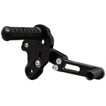 05-0108B Kawasaki Z125 2017-20 Complete Rearset Kit w/ Pedals - GP Shift - Woodcraft Technologies