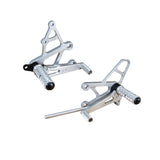 05-0110B Kawasaki ZX6 1998-02 ZX9 1998-03 ZZR600 2005-08 Complete Rearset Kit w/ Pedals - STD/GP Shift - Woodcraft Technologies