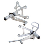 05-0140B Kawasaki Ninja ZX6 2003-04 ZX636 Complete Rearset Kit w/ Pedals - STD/GP Shift - Woodcraft Technologies