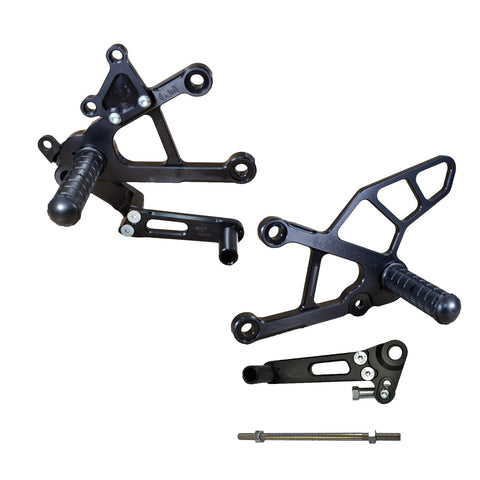 05-0150B 2013-18 Kawasaki ZX636 Complete Rearset - STD/GP Shift