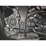 05-0169B Kawasaki Ninja ZX10 2011-2015 Complete Rearset Kit w/ Pedals - GP Shift - Woodcraft Technologies