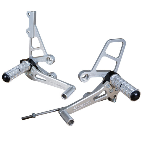 05-0212B Suzuki TL1000R 1998-03 Complete Rearset Kit W/Pedals - Woodcraft Technologies