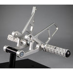 05-0222 Suzuki SV650/S 1999-02 High Rearset - STD Shift - Woodcraft Technologies