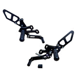 05-0232B Suzuki GSX-8 S/R Complete Std Shift Rearset Kit W/Pedals