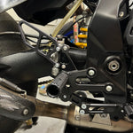 05-0232B Suzuki GSX-8 S/R Complete Std Shift Rearset Kit W/Pedals