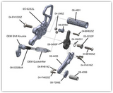 05-0233B Suzuki GSX8S/R Complete GP Shift Rearset Kit W/Pedals