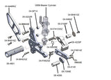 05-0233B Suzuki GSX8S/R Complete GP Shift Rearset Kit W/Pedals