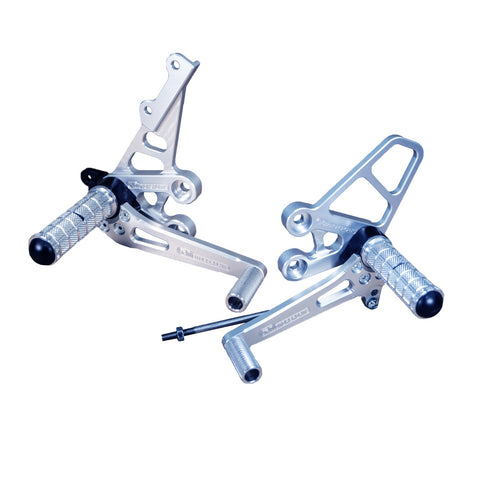 05-0245B Suzuki GSXR1000 2005-06 Complete Rearset Kit w/ Pedals - STD/GP Shift - Woodcraft Technologies