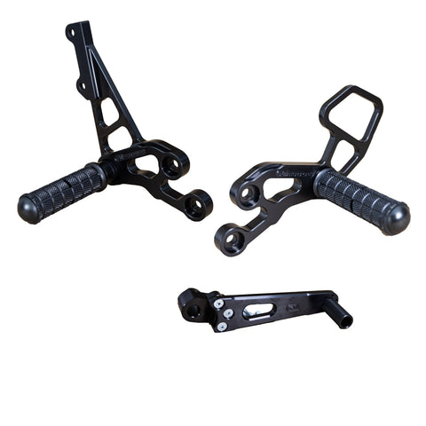 05-0247 Suzuki GSXR600 2006-10 GSXR750 2006-10 Rearset w/Shift Pedal - Woodcraft Technologies