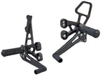 05-0249B Suzuki GSX-R1000 2007-08 Complete Rearset Kit w/ Pedals - STD/GP Shift - Woodcraft Technologies