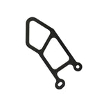 05-0249HGB  Suzuki Heel Guard, Brake Side GSRX1000 GSRX600 GSRX750 - Woodcraft Technologies