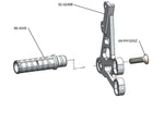 05-0249 Suzuki GSXR1000 2007-08 Rearset - Woodcraft Technologies