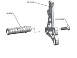 05-0249 Suzuki GSXR1000 2007-08 Rearset - Woodcraft Technologies