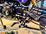 Honda Grom Complete Rearset Kit w/ Pedals