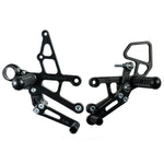 05-0339B Honda CBR1000RR 2008-16 CBR1000RRSP 2014-16  Complete Rearset Kit w/ Pedals - STD/GP Shift - Woodcraft Technologies