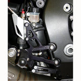 05-0339B Honda CBR1000RR 2008-16 CBR1000RRSP 2014-16  Complete Rearset Kit w/ Pedals - STD/GP Shift - Woodcraft Technologies