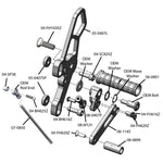 05-0407B Yamaha FZ07 2015-17 MT07 2018-20 XSR700 2018-20 Complete Rearset Kit w/ Pedals - STD/GP Shift - Woodcraft Technologies