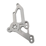 05-0407R Yamaha FZ07 2015-17 MT07 2018-20 XSR700 2018-20 Right Bracket, Silver - Woodcraft Technologies