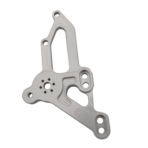 05-0407R Yamaha FZ07 2015-17 MT07 2018-20 XSR700 2018-20 Right Bracket, Silver - Woodcraft Technologies