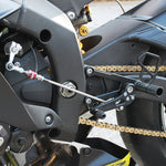 05-0449B Yamaha YZF-R6 2006-2016 Complete Rearset Kit w/ Pedals - GP Shift - Woodcraft Technologies