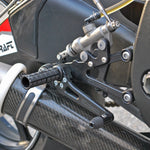 05-0449B Yamaha YZF-R6 2006-2016 Complete Rearset Kit w/ Pedals - GP Shift - Woodcraft Technologies