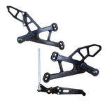 05-0452 Yamaha YZF-R1 2009-14 YZF-R1LE 2009-12 Rearset w/Shifter Pedal - Woodcraft Technologies