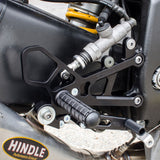 05-0456B Yamaha YZF-R6 2006-20 Complete Rearset Kit w/ Pedals - STD Shift - Woodcraft Technologies