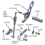 05-0459B Yamaha R9 Rearset  - STD/GP Shift