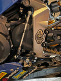 05-0518B Triumph Daytona Moto 2 Complete Rearset Kit w/Pedals - GP Shift