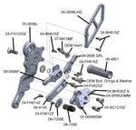 05-0699B Ducati Hypermotard 698 Mono Rearset Kit - GP Shift