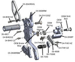 05-0699B Ducati Hypermotard 698 Mono Rearset Kit - GP Shift