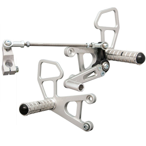 05-0722 Aprilia RSV100R 2004-09, Tuono1000 2006-10, RSVMile 2004-09 GP Rearset - Woodcraft Technologies