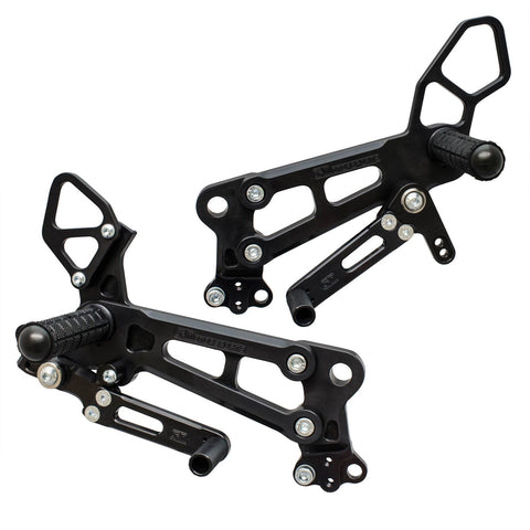 05-0738B KTM RC390 (Race Only) Complete Rearset Kit w/ Pedals - STD/GP Shift