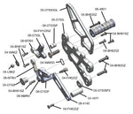 05-0750B 2009-14 BMW S1000RR STD Shift Complete Rearset