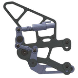 05-0751B BMW S1000RR 2009-14 HP4 2013-14 Complete Rearset Kit w/ Pedals - GP Shift - Woodcraft Technologies