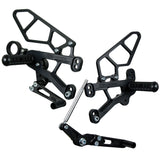 05-0752B BMW S1000RR 2009-14 HP4 2013-14 RACE ONLY Complete Rearset w/ Pedals - STD/GP Shift - Woodcraft Technologies
