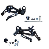 05-0761B Aprilia RS457 Adjustable Rearset Kit Complete W/Pedals