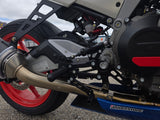 05-0761B Aprilia RS457 Adjustable Rearset Kit Complete W/Pedals