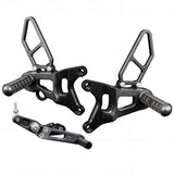 05-0780B MV Agusta F3 675 2012-19, F3 800 2013-19, Brutale 675 2013-16,  Brutale 8002013-19 Complete Rearset Kit w/ Pedals - STD/GP Shift - Woodcraft Technologies