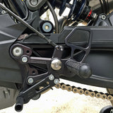 05-0790B KTM 790 2018-20 Complete Rearset Kit w/ Pedals - STD/GP Shift - Woodcraft Technologies