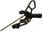 05-4227B Suzuki SV650 2003-09  Complete Rearset Kit w/ Pedals - GP Shift - Woodcraft Technologies
