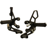 05-4227B Suzuki SV650 2003-09  Complete Rearset Kit w/ Pedals - GP Shift - Woodcraft Technologies