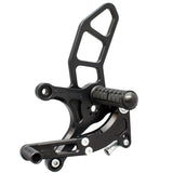 05-4229B Suzuki SV650  2017-20 Complete Rearset w/ Pedals - STD/GP Shift - Woodcraft Technologies