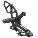 05-4229B Suzuki SV650  2017-20 Complete Rearset w/ Pedals - STD/GP Shift - Woodcraft Technologies