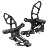 05-4229B Suzuki SV650  2017-20 Complete Rearset w/ Pedals - STD/GP Shift - Woodcraft Technologies