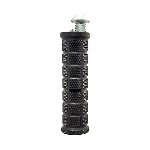 Black Eccentric Footpeg w/BH bolt(04-BH1030Z) - Woodcraft Technologies
