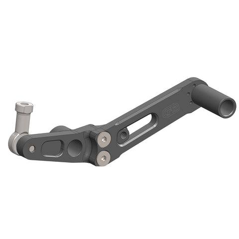 08-0316 Honda CBR500R,500F '13-15 Adjustable GP Shift Pedal Assembly, Black - Woodcraft Technologies