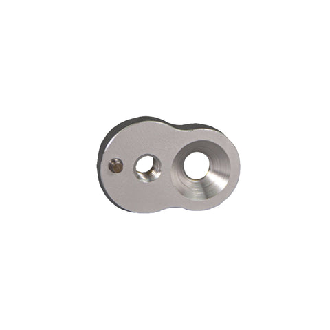 08-7099EA Toe Peg Base, Silver - Woodcraft Technologies